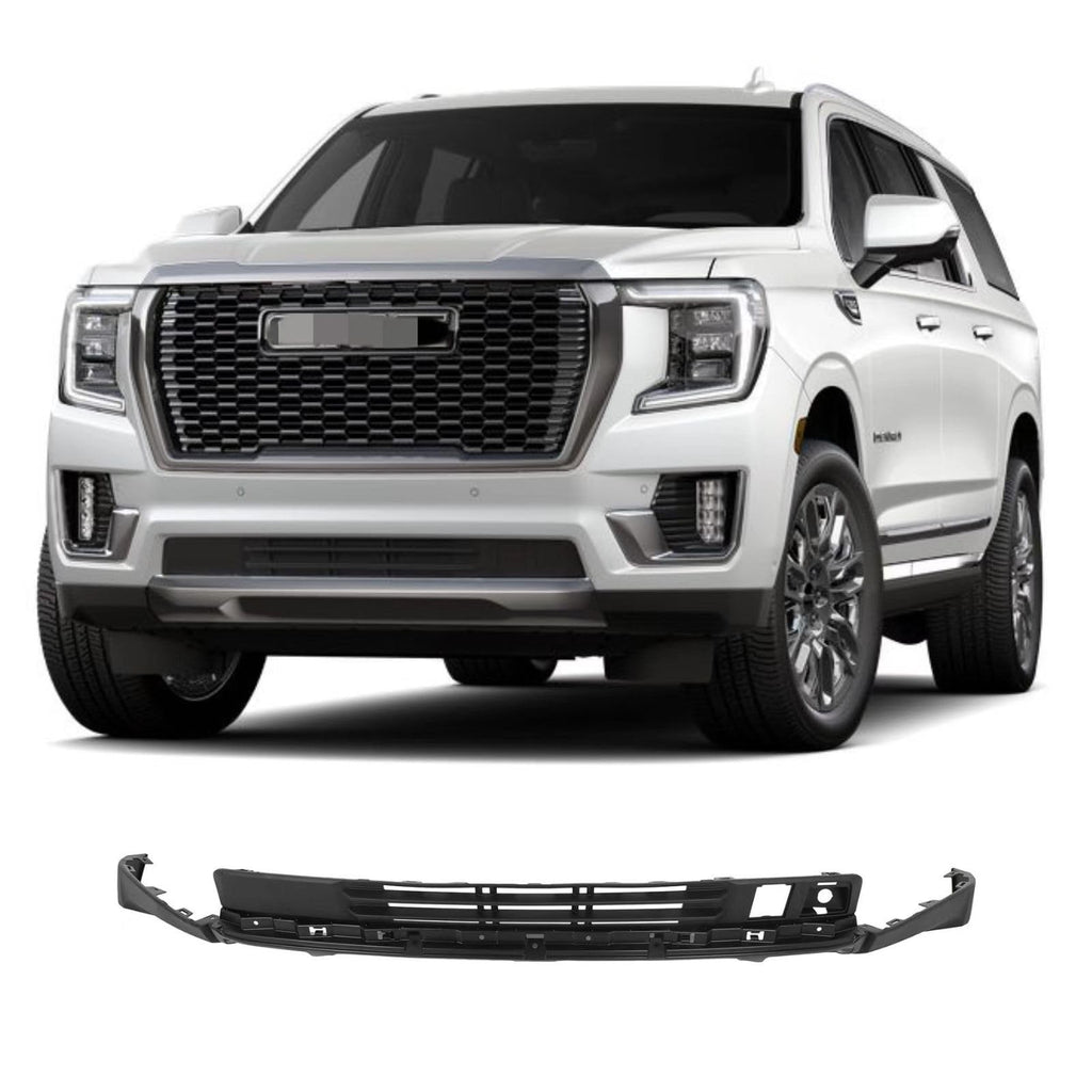 BUFEETERS Front Lower Bumper Cover Fit For 2021 2022 2023 GMC Yukon XL,Factory Style,Black