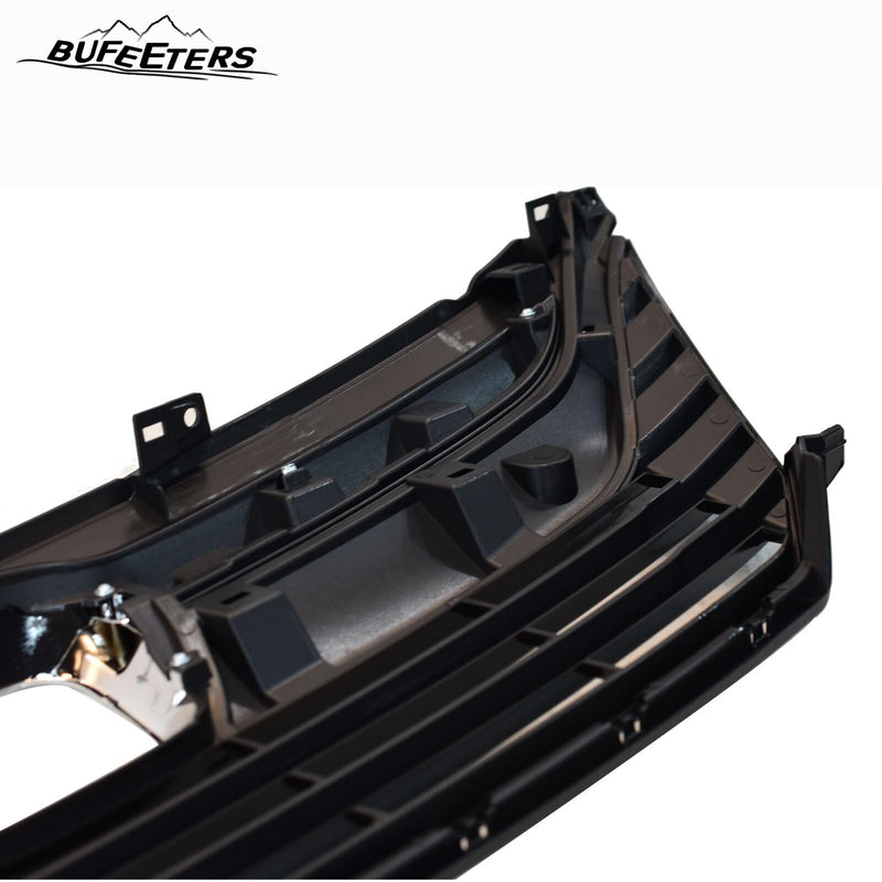 BUFEETERS Front Bumper Upper Lower Grille And Fog Lamp Covers Set Fit For 2018 2019 2020 Honda Odyssey,Factory Style,Chrome&Black