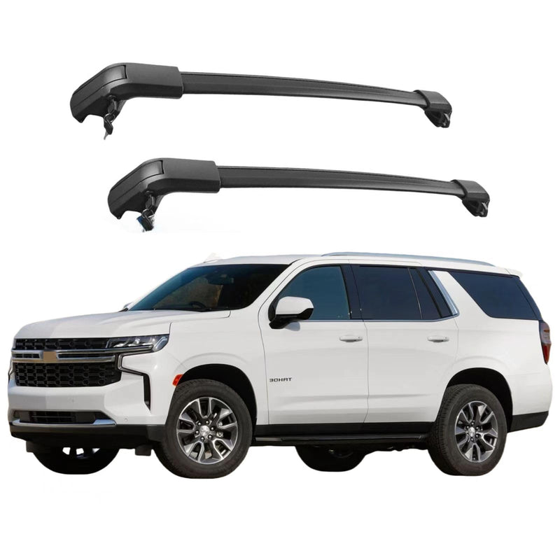 BUFEETERS  Roof Rack Cross Bars Fit For Chevrolet Tahoe 2021 2022  Luggage Carrier,Black