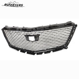 BUFEETERS   Front Bumper Upper Grille Fit For 2016 2017 2018 2019 2020 2021 2022 Cadillac XT5,Diamond Style,Black