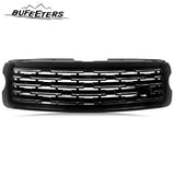 BUFEETERS Front Bumper Upper Grille Fit For 2013 2014 2015 2016 2017 Land Rover Range Rover Vogue L405,2023 Style,Gloss Black