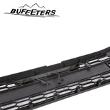 BUFEETERS  Front Bumper Upper Grille Fit For 2021 2022 2023 Ford Bronco,Raptr Style,Matte Black,Lights Amber