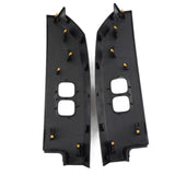 BUFEETERS Rear Tail Light Cover Fit For 2020 2021 2022 2023 Land Rover Defender 90 110 ,Matte Black