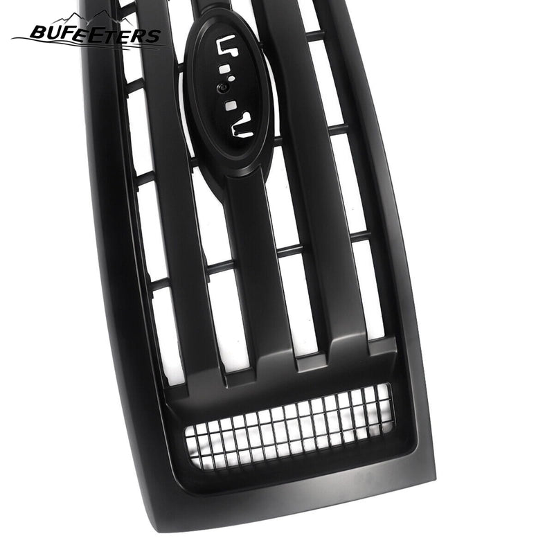 BUFEETERS  Front Bumper Grille Upper Grill Fit For 2009 2010 2011 2012 2013 2014 Ford F-150 F150 XLT,Factory Style,Matte Black