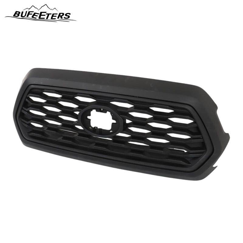 BUFEETERS Front Bumper Upper Grille Fit For 2016 2017 2018 2019 2020 2021 Toyota Tacoma,Mesh Style,Matte Black