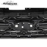 BUFEETERS   Front Bumper Upper Grille Fit For 2018 2019 Ford Explorer XLT,Factory Style,Chrome&Black