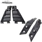 BUFEETERS  17PCS Front Grille/LED Fog Lamp/Headlight Trim/Bracket Fit For 2022 2023 Honda Civic Sedan,Factory Style,Black