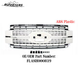 BUFEETERS Front Bumper Upper Grille Fit For 2017 2018 2019 F-250 F-350 F-450 F-550 Super Duty,Platinum Style,White Platinum&Matte Black