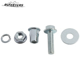 BUFEETERS  Side Step Running Board Nerf Bar Fit For 2009 2010 2011 2012 2013 2014 2015 Honda Pilot,Black&Silver