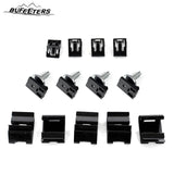 BUFEETERS Front Bumper Upper Grille Fit For 2020 2021 2022 F-250 F-350 F-450 F-550 Super Duty,Platinum Style,E7-Velocity Blue&Matte Black