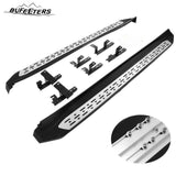 BUFEETERS  Side Step Running Board Nerf Bar Fit For 2014 2015 2016 2017 2018 2019 Toyota Highlander,Factory Style,Black&Silver
