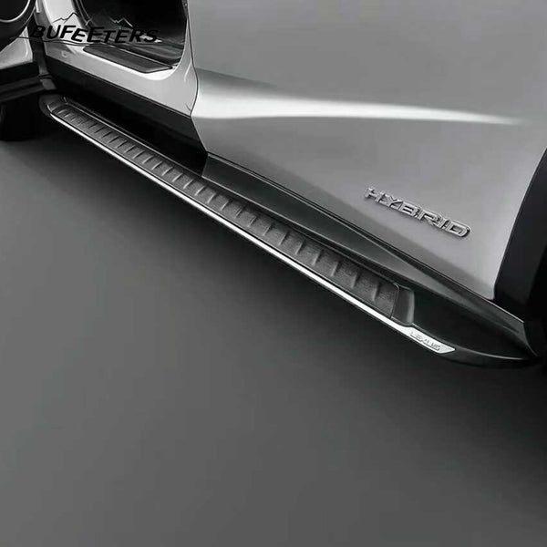 BUFEETERS Side Step Running Board Nerf Bar Fit For 2016 2017 2018 2019 2020 2021 2022 Lexus RX RX350 RX450h Sport,Black&Silver