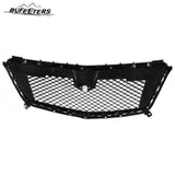 BUFEETERS   Front Bumper Upper Grille W/Chrome Molding Fit For 2017 2018 2019 2020 2021 2022 2023 Cadillac XT5,Mesh Style,Chrome&Black