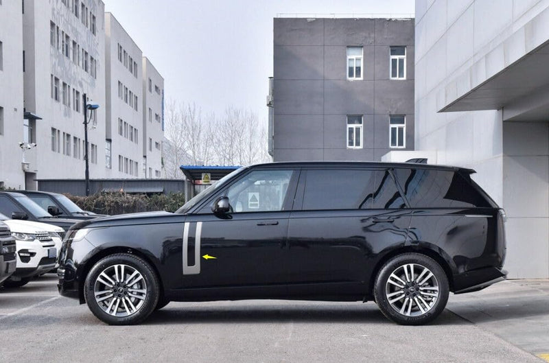 Grey&black Side Fender Vent Wing Cover Fit For 2023 2024 Range Rover L405