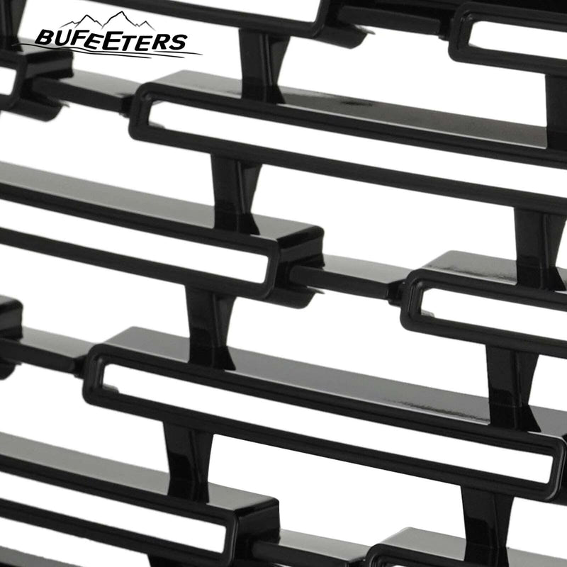 BUFEETERS Front Bumper Upper Grille Fit For 2018 2019 2020 2021 2022 Range Rover,2023 Style,Gloss Black