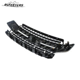 BUFEETERS  Front Radiator Chrome Grille Assembly Fit For 2018 2019 2020 Ford F-150,Honeycomb Style
