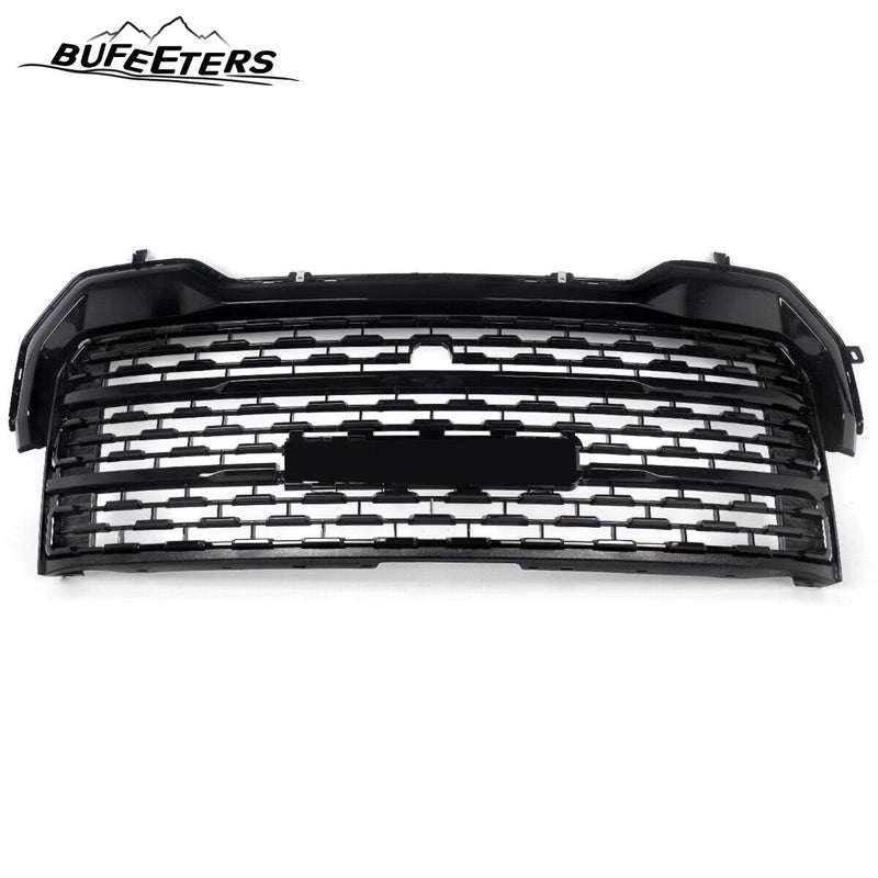 BUFEETERS  Front Bumper Upper Grille Fit For GMC Acadia SLT 2020 2021 2022 2023,Denali Style,Gloss Black