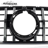 BUFEETERS  Front Bumper Upper Grille Fit For 2020 2021 2022 2023 Mercedes Benz X253 GLC-CLASS Coupe GLC300 GLC43 AMG,GT Style,Chrome&Black