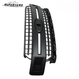 BUFEETERS  Front Bumper Upper Grille Fit For 2018 2019 2020 Ford F-150 XLT,Horizontal Bar Style,Matte Black