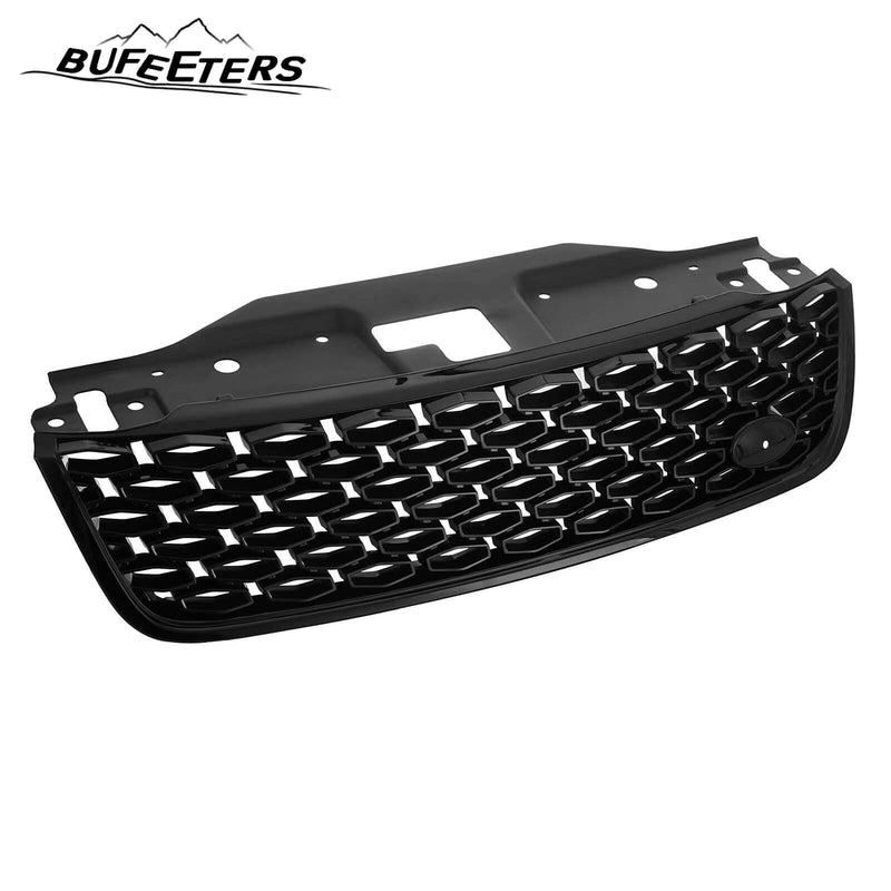 BUFEETERS Front Bumper Upper Grille Fit For 2017 2018 2019 2020 Land Rover Discovery 5,Honeycomb Style,Black