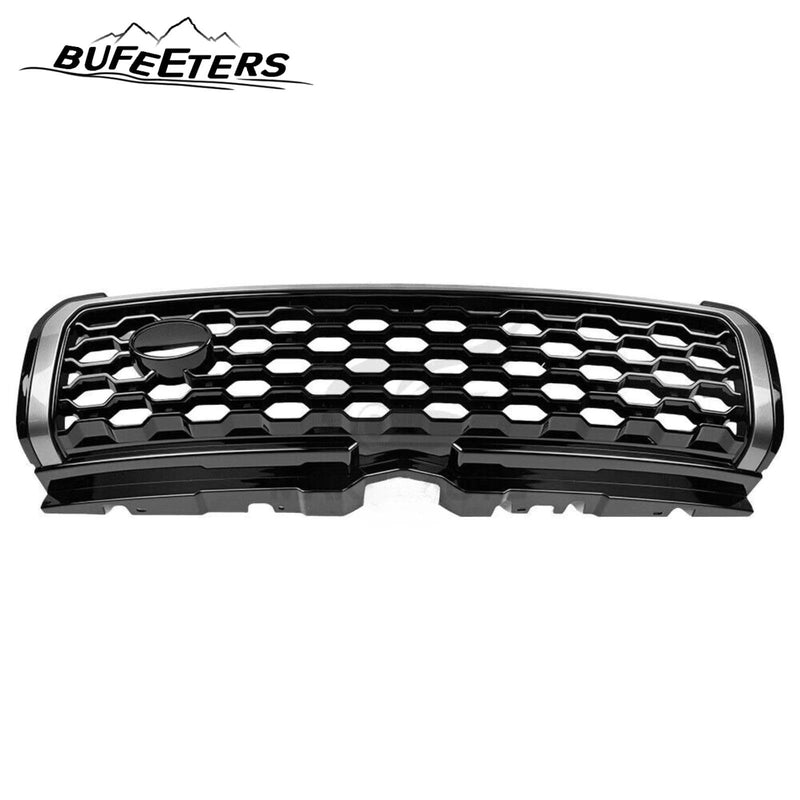 BUFEETERS Front Bumper Upper Grille Fit For 2012 2013 2014 2015 2016 2017 2018 2019 Range Rover Evoque,Gloss Black
