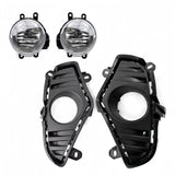BUFEETERS  Front Bumper Upper Lower Grille Fog Light Cover Fit For Toyota RAV4 2019-2022 ,Honeycomb Style,Black