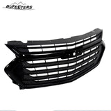 BUFEETERS Front Bumper Upper Grille Fit For 2018 2019 2020 2021 Chevrolet Traverse,Horizontal Billet Style,Gloss Black