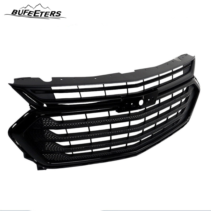 BUFEETERS Front Bumper Upper Grille Fit For 2018 2019 2020 2021 Chevrolet Traverse,Horizontal Billet Style,Gloss Black