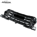 BUFEETERS Front Bumper Upper Chrome Grille Fit For 2019 2020 2021 GMC Sierra 1500 SLT,Factory Style