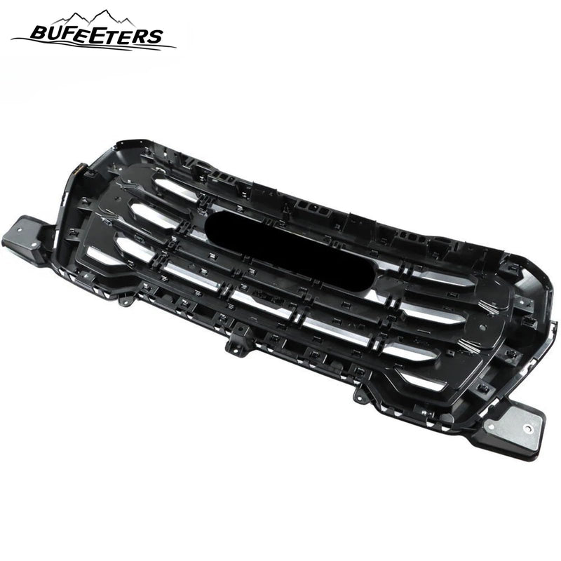 BUFEETERS Front Bumper Upper Chrome Grille Fit For 2019 2020 2021 GMC Sierra 1500 SLT,Factory Style