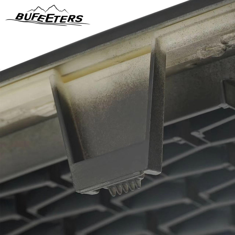 BUFEETERS  Grille Air Side Vent Set Fit For Range Rover Sport 2006 2007 2008 2009,Mesh Style,Matte Black
