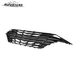 BUFEETERS    Front Bumper Radiator Grille Assembly Fit For 2021 2022 2023 Hyundai Elantra Sedan,Mesh Style,Gloss Black