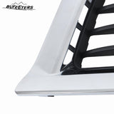 BUFEETERS  Front Bumper Lower Grille Fit For 2015 2016 2017 INFINITI QX80,Mesh Style,Chrome&Black