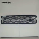 BUFEETERS   Front Grille Mesh Vent Cover Grill Bar Fit For Range Rover 2018+ SVA,Black&Silver