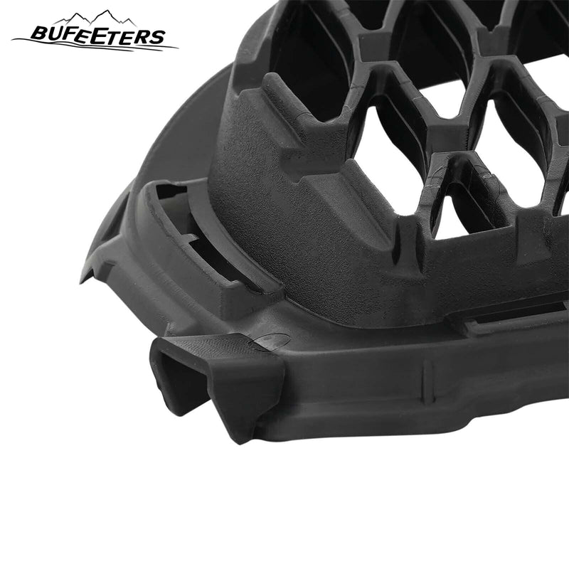 BUFEETERS  2PCS Front Bumper Grille Driver & Passenger Side Fit For 2019 2020 2021 2022 2023 INFINITI QX50,Mesh Style,Black