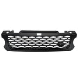 BUFEETERS  Front Grille SVR Styling Fit For 2014 2015 2016 2017 Land Rover Range Rover Sport,Honeycomb Style,Gloss Black