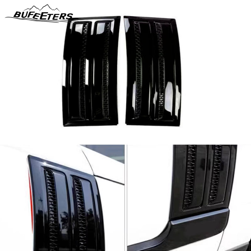 BUFEETERS Door Side Fender Vent Molding Cover Trim Fit For 2013-2022 Land Rover Range Rover Vogue L405,SVO Style,Gloss Black