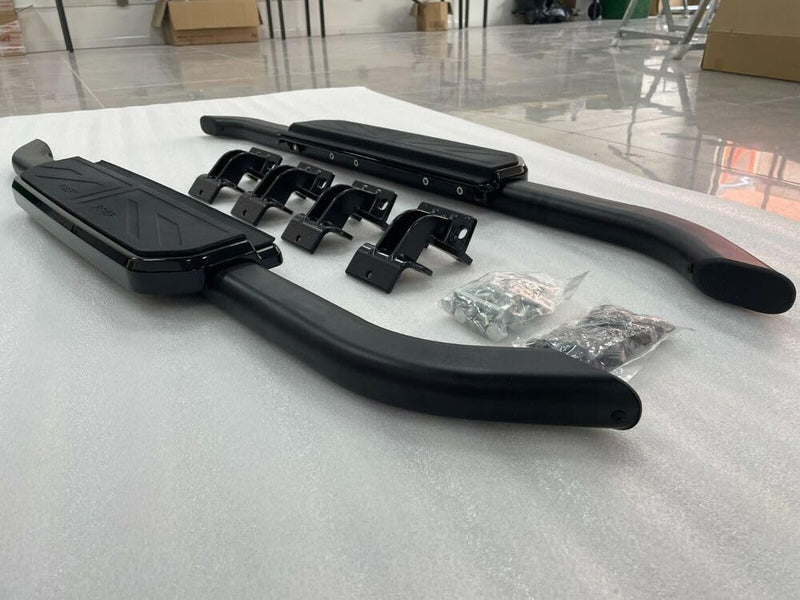 BUFEETERS Side Steps Running Boards Nerf Bars Fit For 2020 2021 2022 2023 2024 Land Rover Defender 90 L663,Black