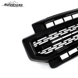 BUFEETERS Front Bumper Upper Grille Fit For 2020 2021 2022 F-250 F-350 F-450 F-550 Super Duty,Lariat Sport Style,Gloss Black