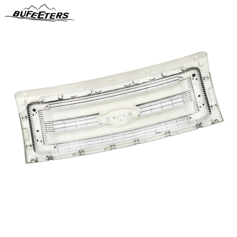 BUFEETERS  Front Upper Grille Fit For 2009 2010 2011 2012 2013 2014 Ford F150 F-150,XLT Style,Gloss Black