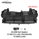 BUFEETERS Front Upper Active Grille Shutter W/o Motor Fit For 2017 2018 2019 Honda CRV CR-V,Factory Style,Black