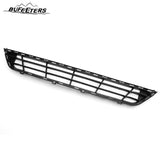BUFEETERS    Front Bumper Upper+Lower Grille Assembly W/o Camera Hole Fit For 2017 2018 Hyundai Santa Fe Sport,Factory Style,Chrome&Silver&Black