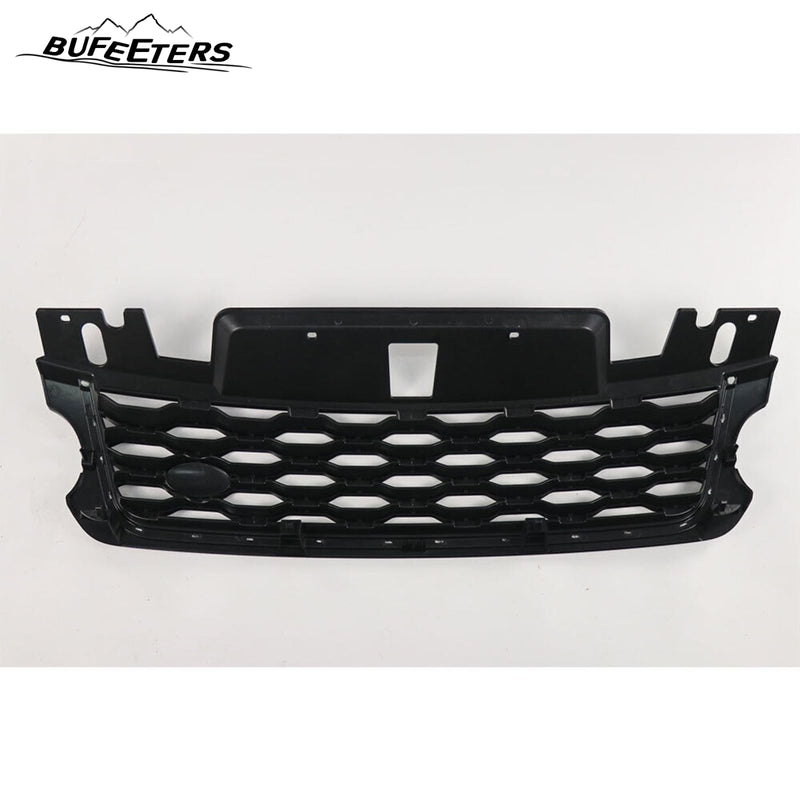 BUFEETERS  Front Bumper Upper Grille Fit For 2014 2015 2016 2017 Land Rover Range Rover Sport L494,Honeycomb Style,Gloss Black