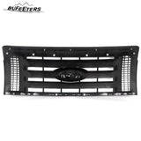 BUFEETERS  Front Bumper Grille Upper Grill Fit For 2009 2010 2011 2012 2013 2014 Ford F-150 F150 XLT,Factory Style,Matte Black