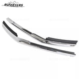BUFEETERS Front Bumper Upper Grille With Camera Fit For 2022 2023 2024 Chevy Silverado 1500,Horizontal Billet Style,Chrome&Black