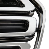 BUFEETERS Front Bumper Grille Fit For 2015 2016 2017 2018 2019 Ford Transit 150 250 350,Horizontal Billet Style,Chrome&Black