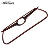 BUFEETERS Pure Black Garnish Frame Front Grille Cover Trim Fit For 2020 2021 2022 Toyota Highlander