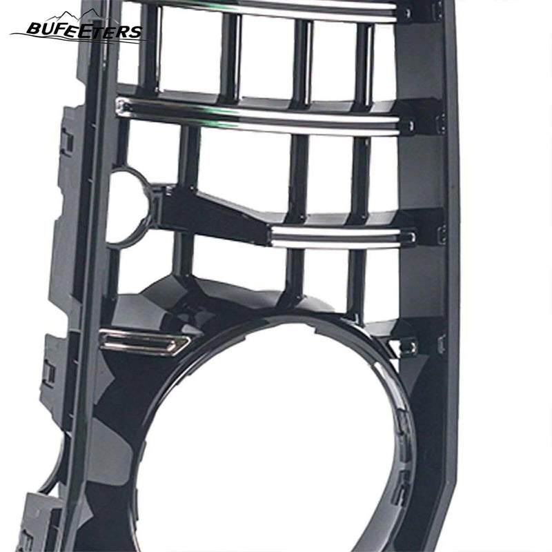 BUFEETERS  Front Upper Grille W/Camera Hole Fit For 2014 2015 2016 2017 2018 2019 2020 Mercedes Benz W217 S63 AMG Pre-/Facelift,GT Style,Chrome&Black