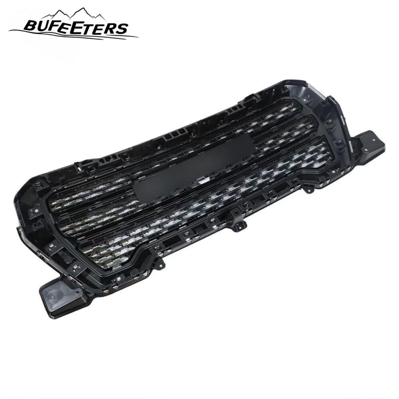 BUFEETERS Front Bumper Upper Chrome Grille Fit For 2019 2020 2021 GMC Sierra 1500 Denali,Factory Style