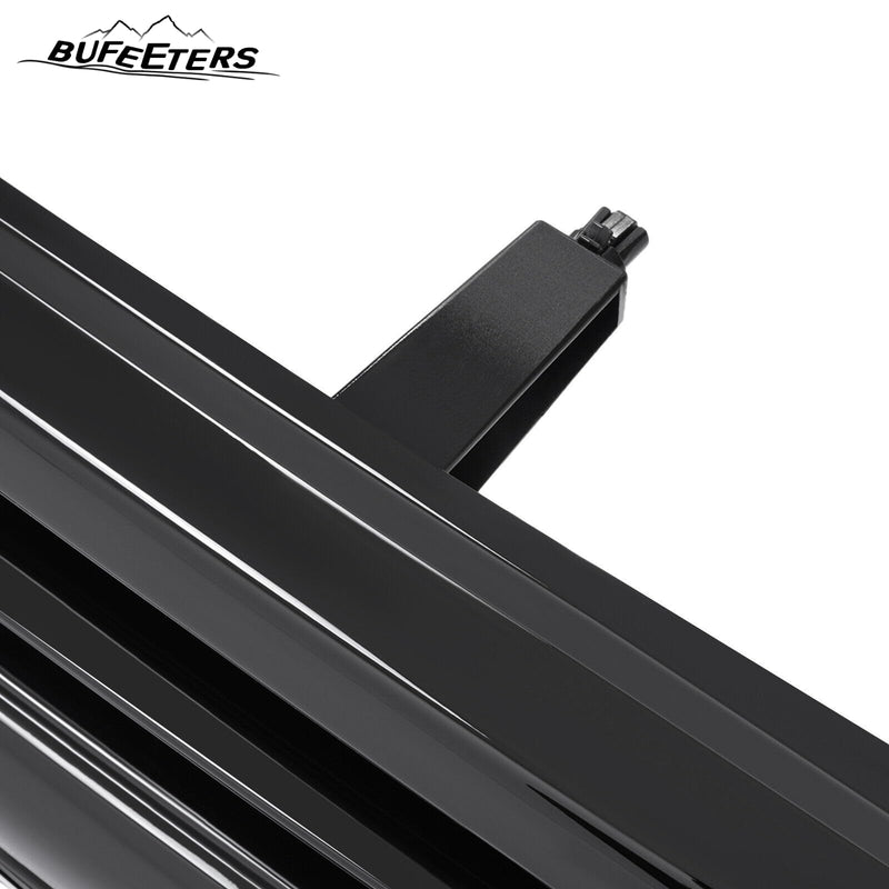 BUFEETERS Front Upper Grille Shell w/Badge Slot Fit For Toyota 4Runner 1999 2000,Factory Style,Black